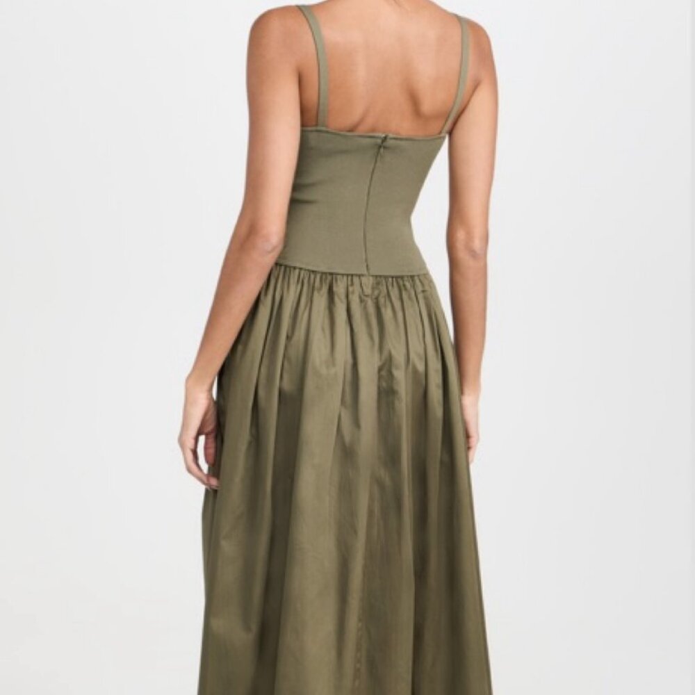 La Ligne Knit Combo Dress with Poplin Skirt - Picture 4 of 8